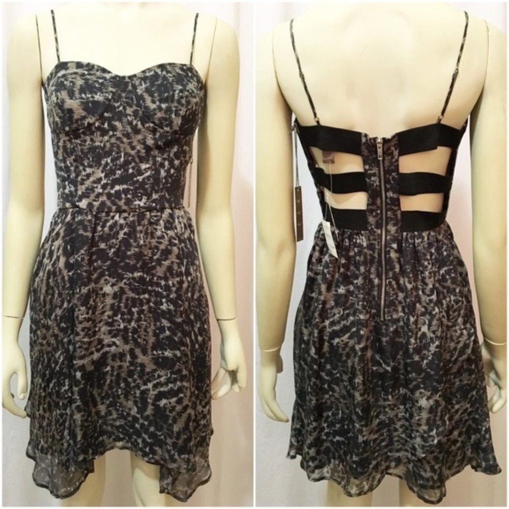 charlie jade Small 'Minka' Open Back Dress NWT
